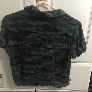 Camo Crop Top